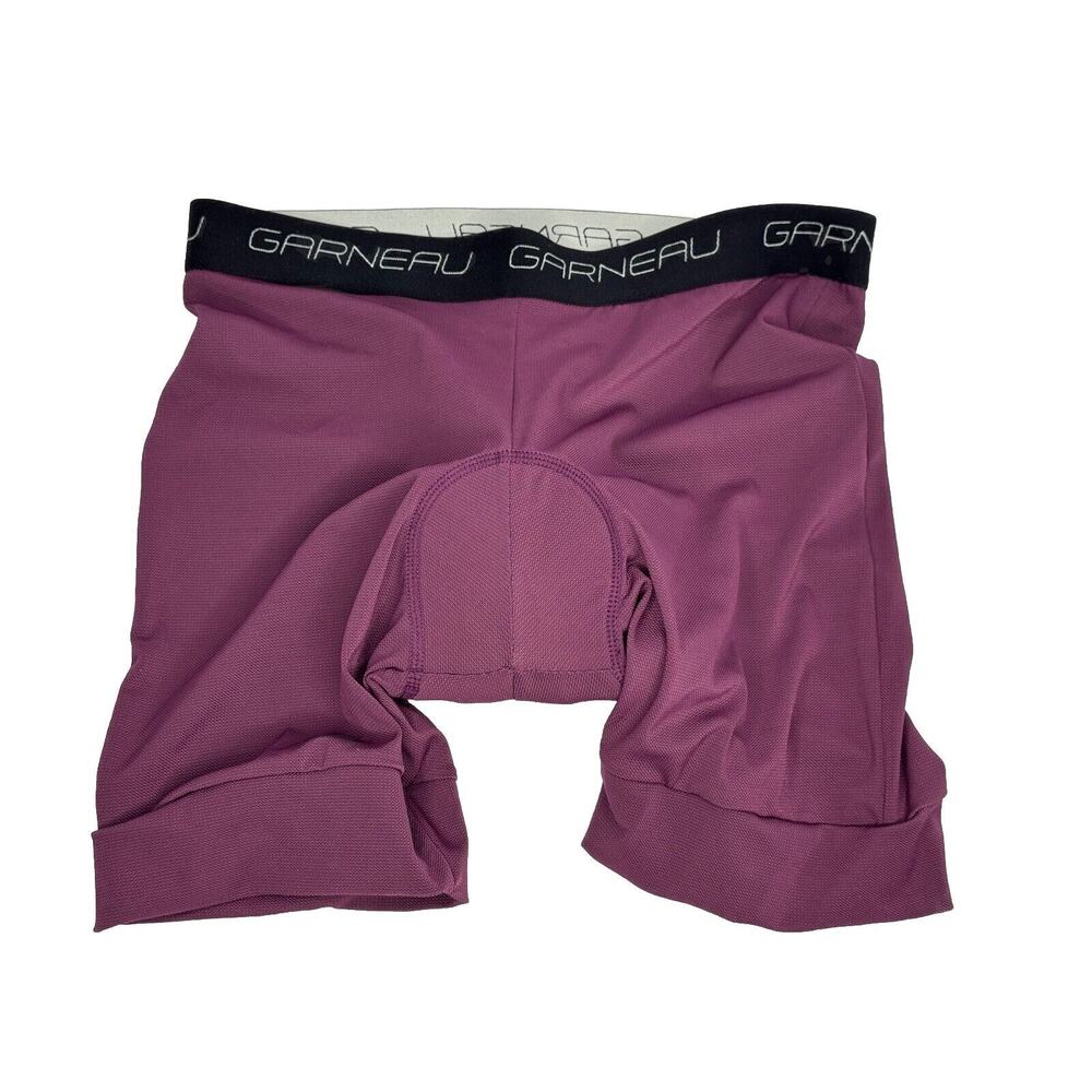 Louis Garneau Women’s Cycling Liner Shorts RN #9D54172 in Purple Wine, Large